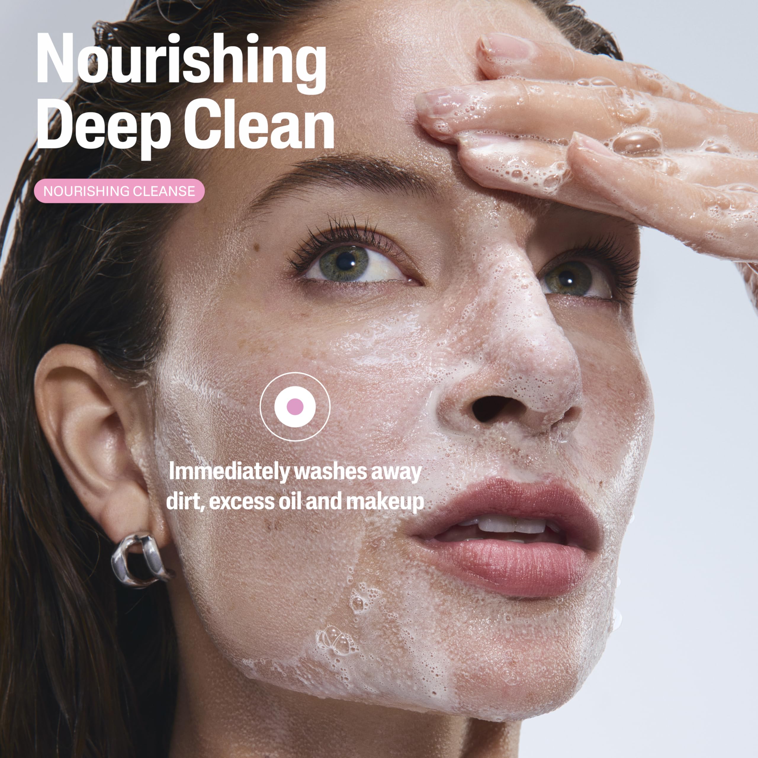Cetaphil Nourishing Oil to Foam provides up to 24 hours of hydration