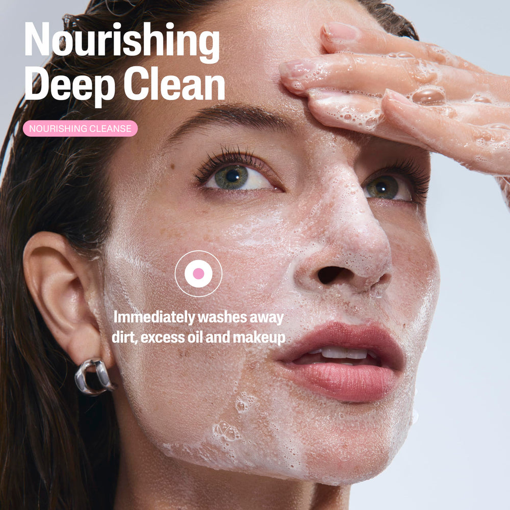 Cetaphil Nourishing Oil to Foam provides up to 24 hours of hydration