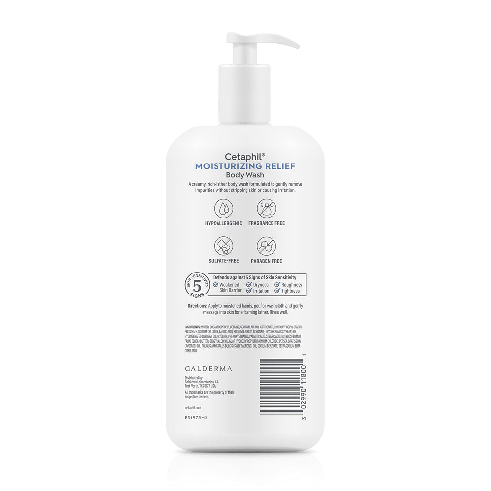 Cetaphil Moisturizing Relief fragrance-free formula suitable for fragrance-sensitive users