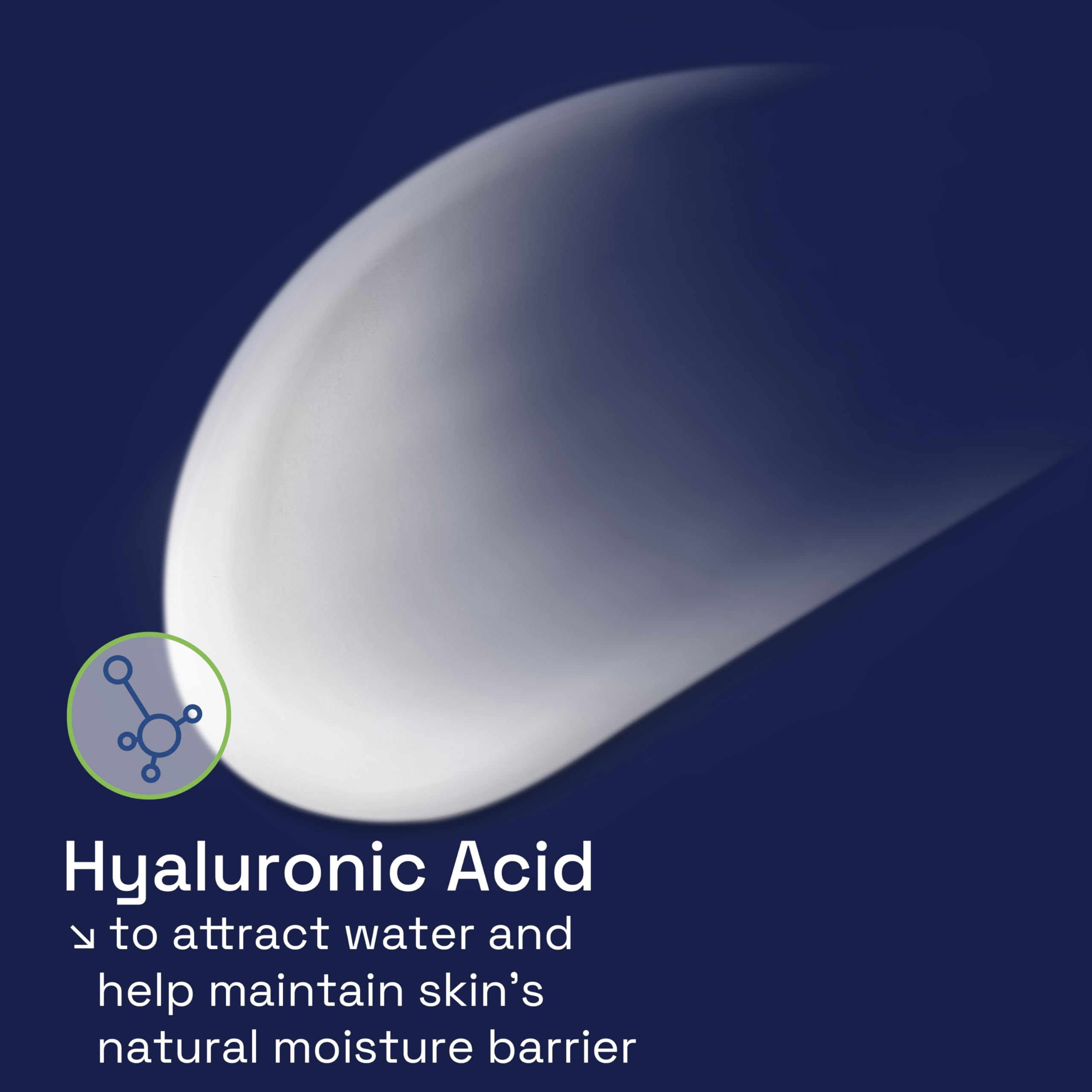 Cetaphil Night Moisturizer with hyaluronic acid for lasting moisture.
