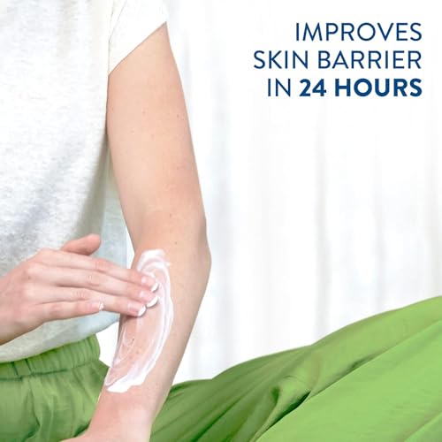 Cetaphil non-greasy finish shown on packaging.