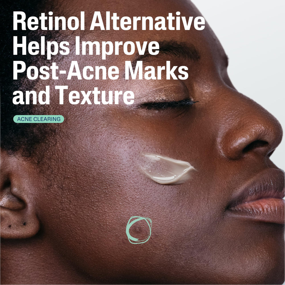 Post-Acne Serum pump demonstrates easy daily application