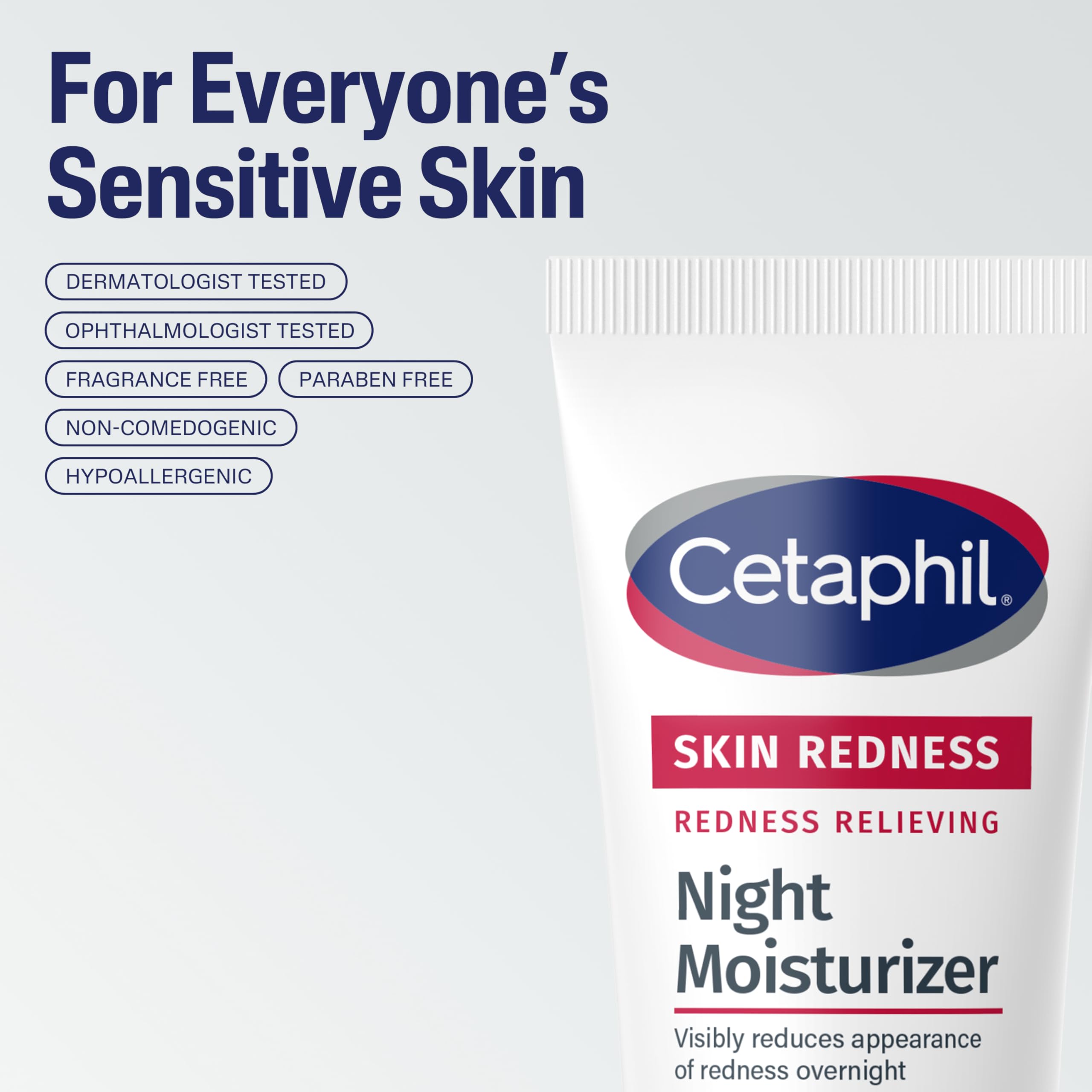 Cetaphil Fragrance Free option suitable for sensitive skin