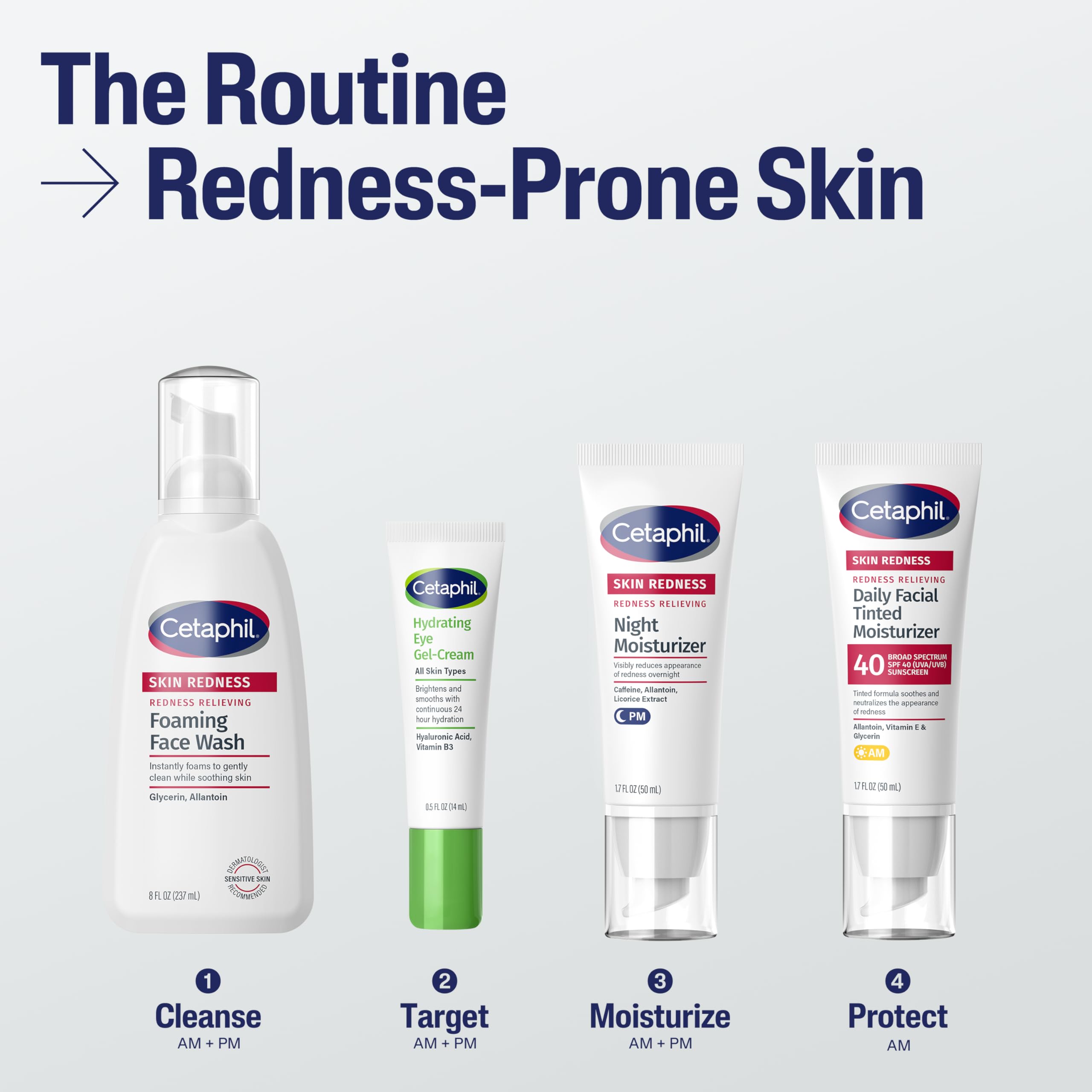 Cetaphil hypoallergenic label on packaging signals gentle care