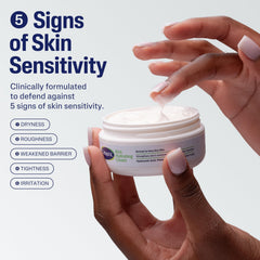 Cetaphil Rich Hydrating Night Cream hyaluronic-acid-illustration emphasizes lasting hydration.