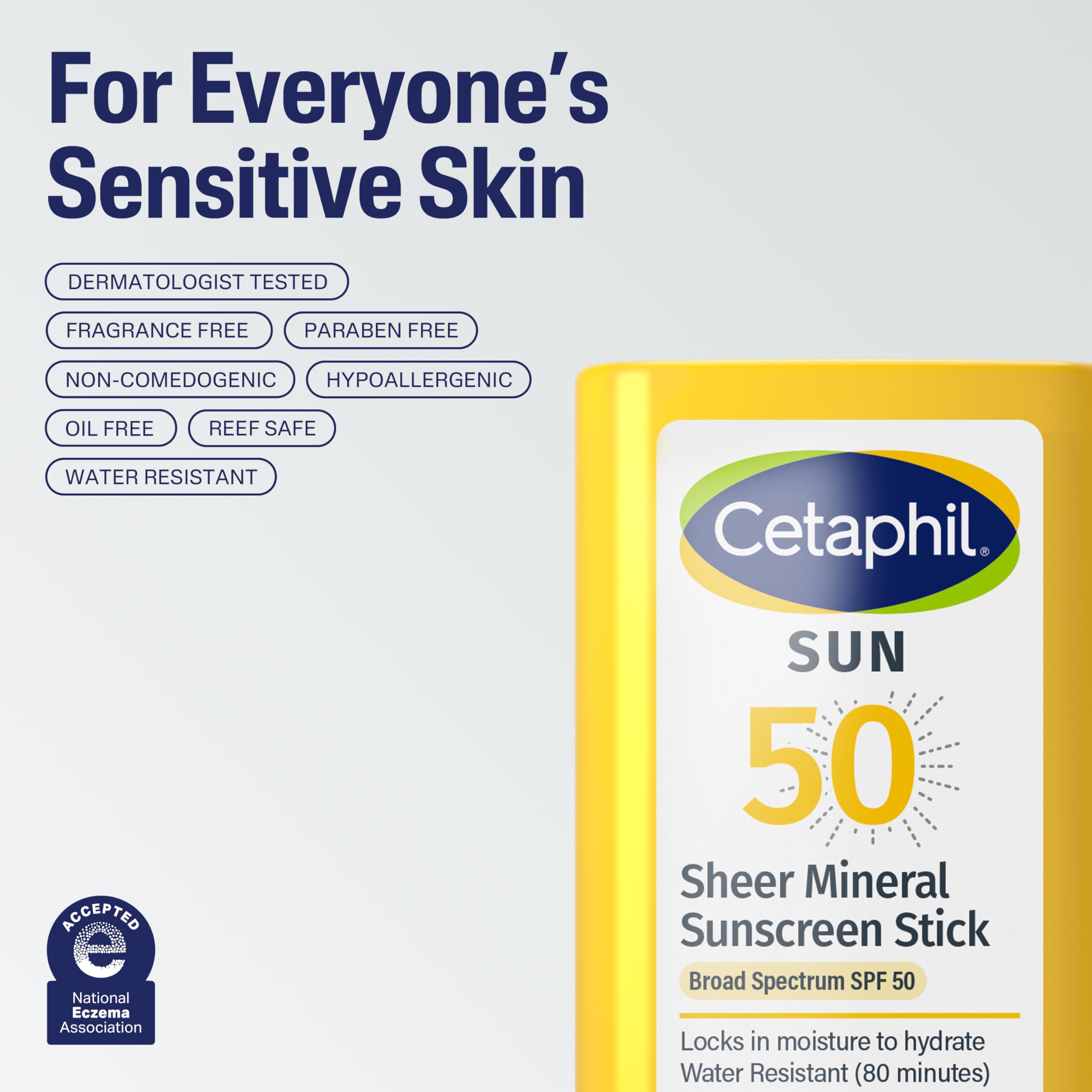 Non-greasy texture blends into skin without residue.