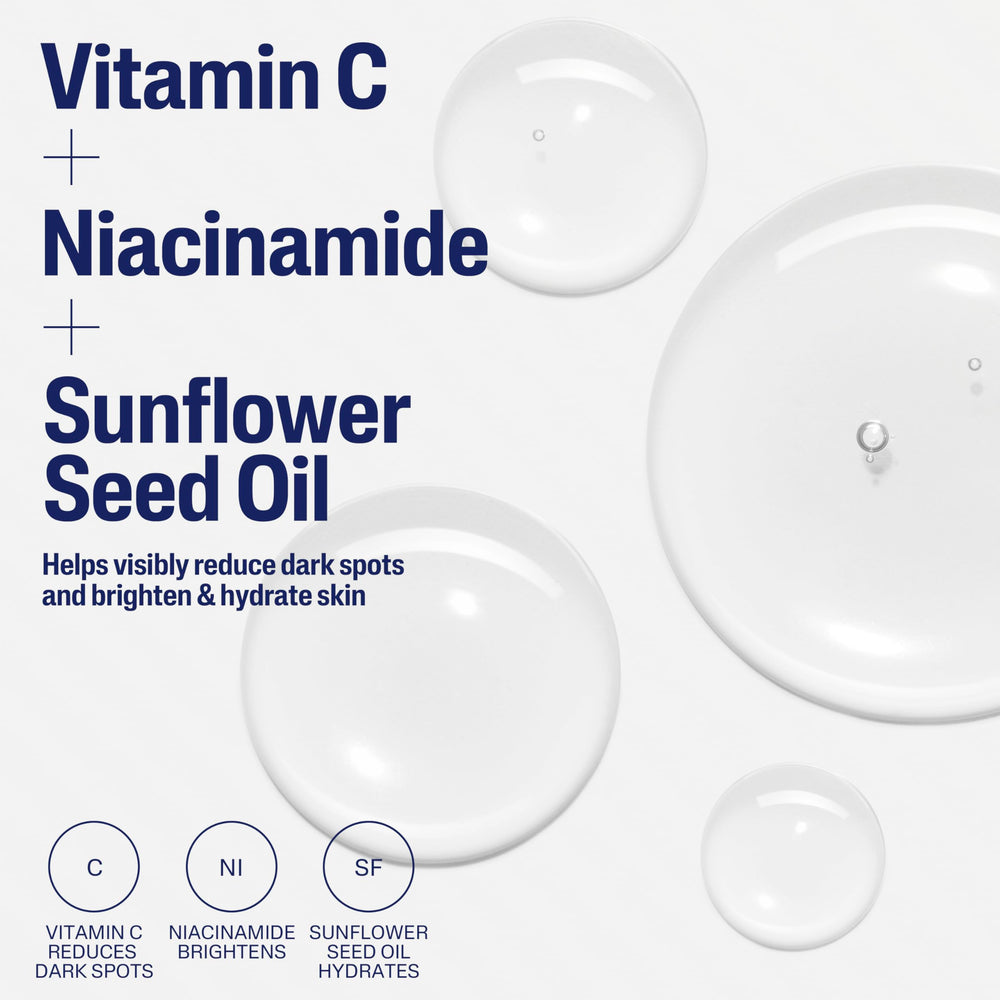 Cetaphil Vitamin C Serum sunflower oil close-up emphasizes hydration and conditioning