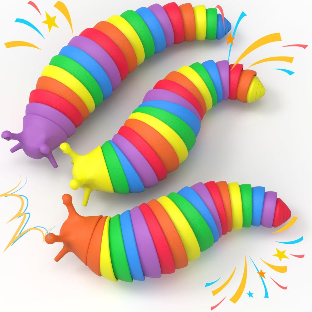 Cevioce slug fidget toy wiggle and crawl for tactile play and focus