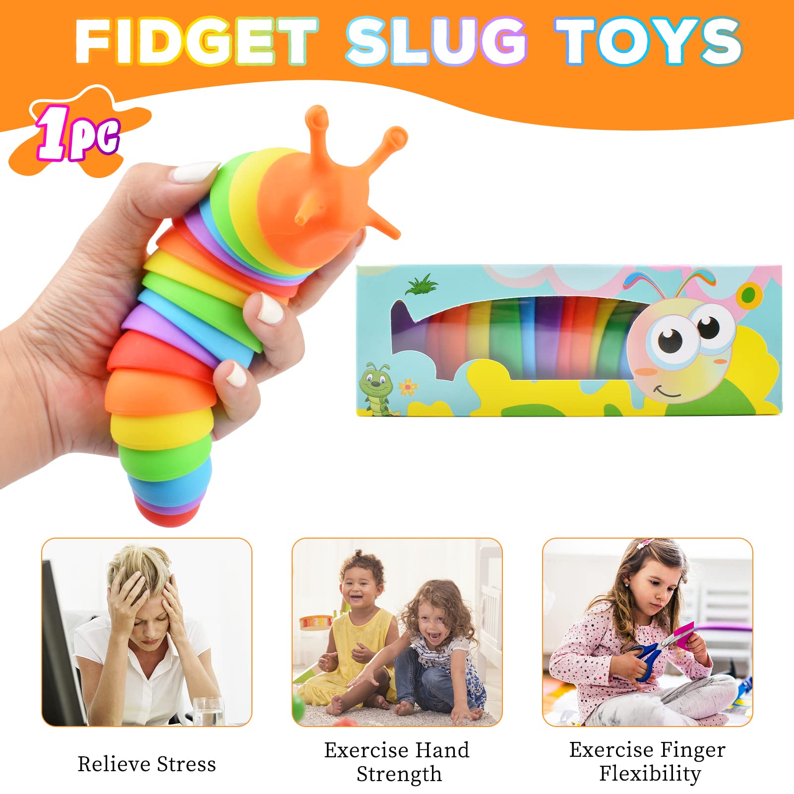 Cevioce slug toy easy handheld design perfect for any setting