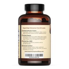 Ceylon Cinnamon Shop 180 capsules pack for three month supply