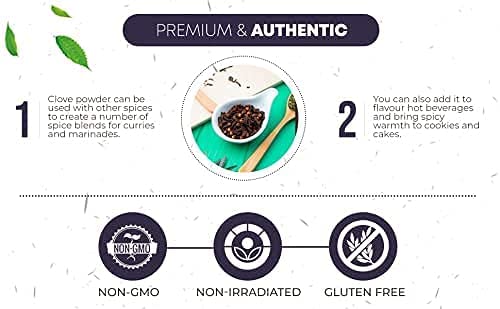 CEYLONFLAVORS organic label cloves, trusted origin and quality.