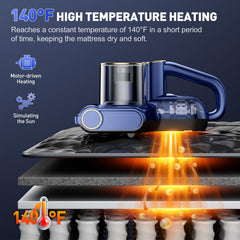 CFBF Vacuum emits hot airflow (140°F) to aid drying and freshness.