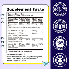 CFILIHTC Kids Magnesium Drops under-tongue use for quick absorption and ease.