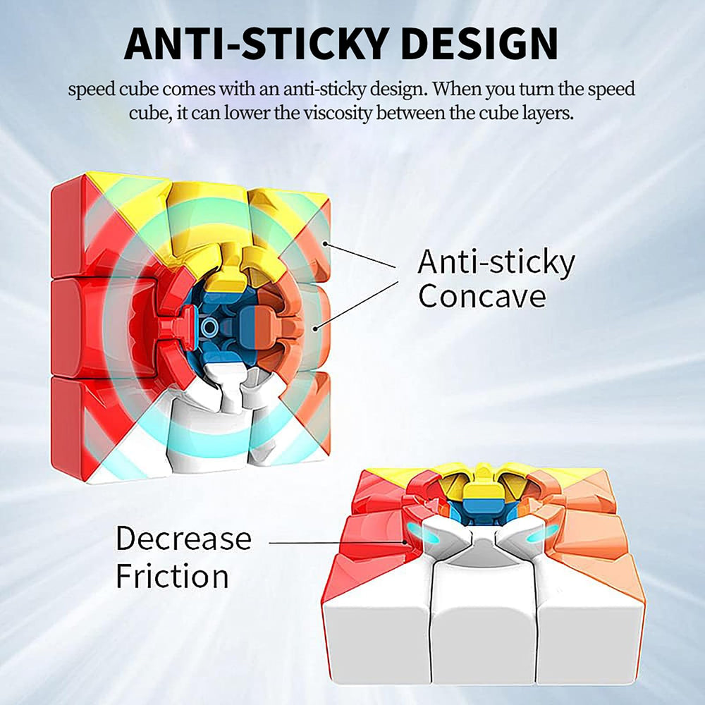CFMOUR Speed Cube 3x3x3 quick-turning enables rapid, confident practice sessions.