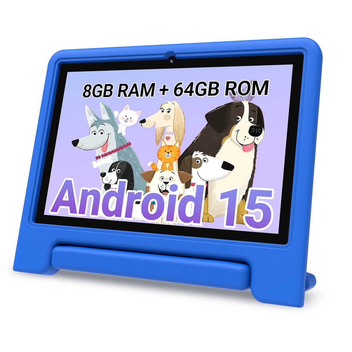 CFVOCUY 10.1 inch display delivers vivid colors for engaging educational viewing.