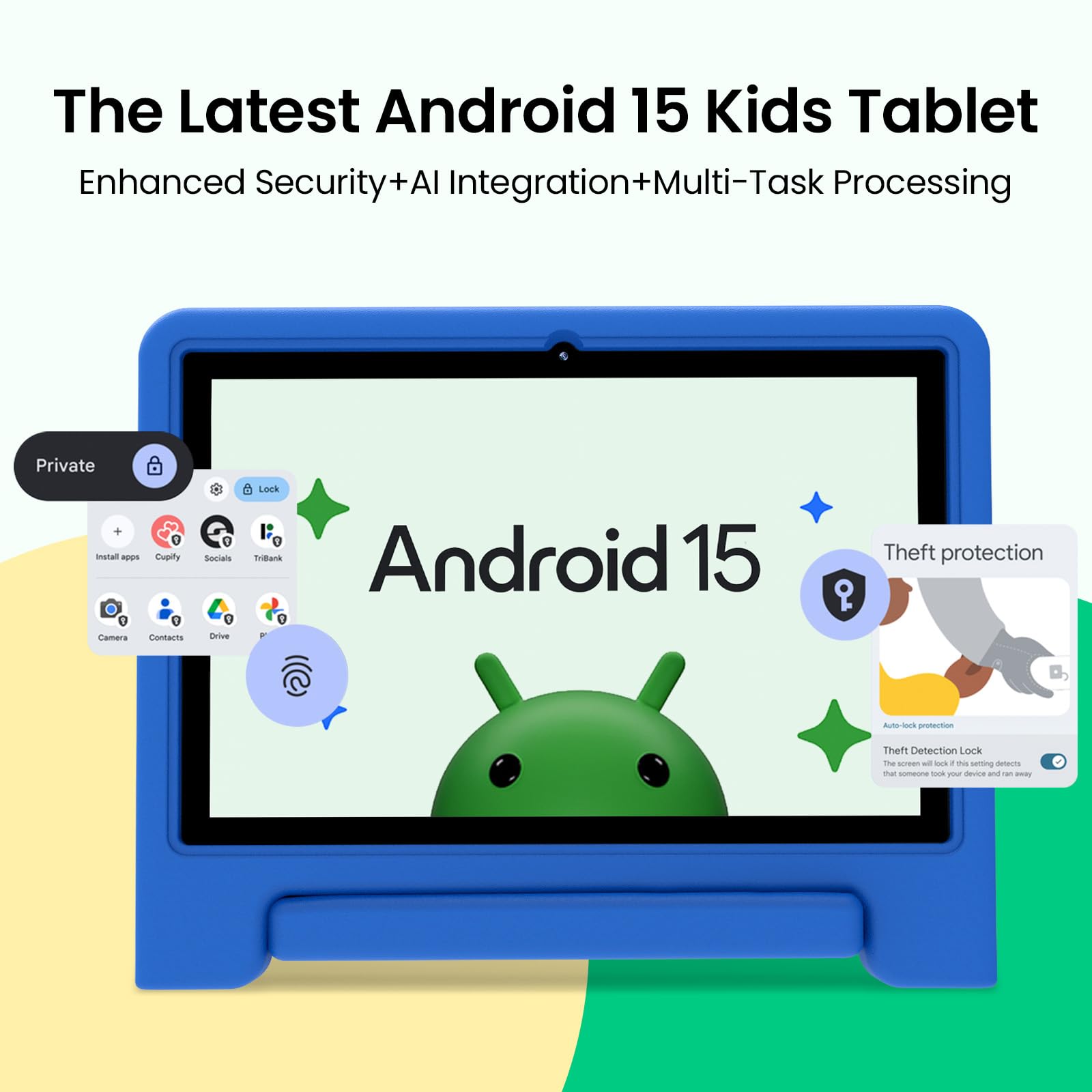 CFVOCUY pre-installed educational apps enable guided learning and imaginative play.