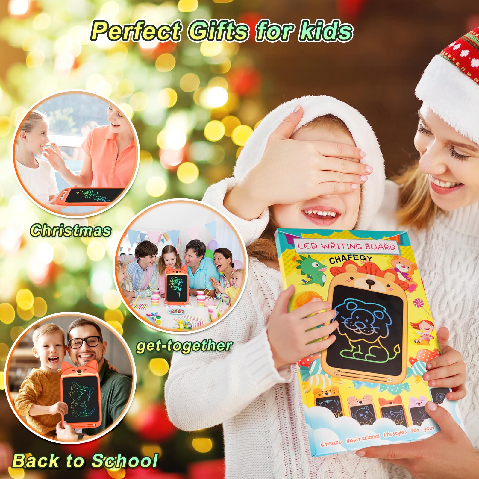 CHAFEGY box includes stylus and instruction manual for easy setup