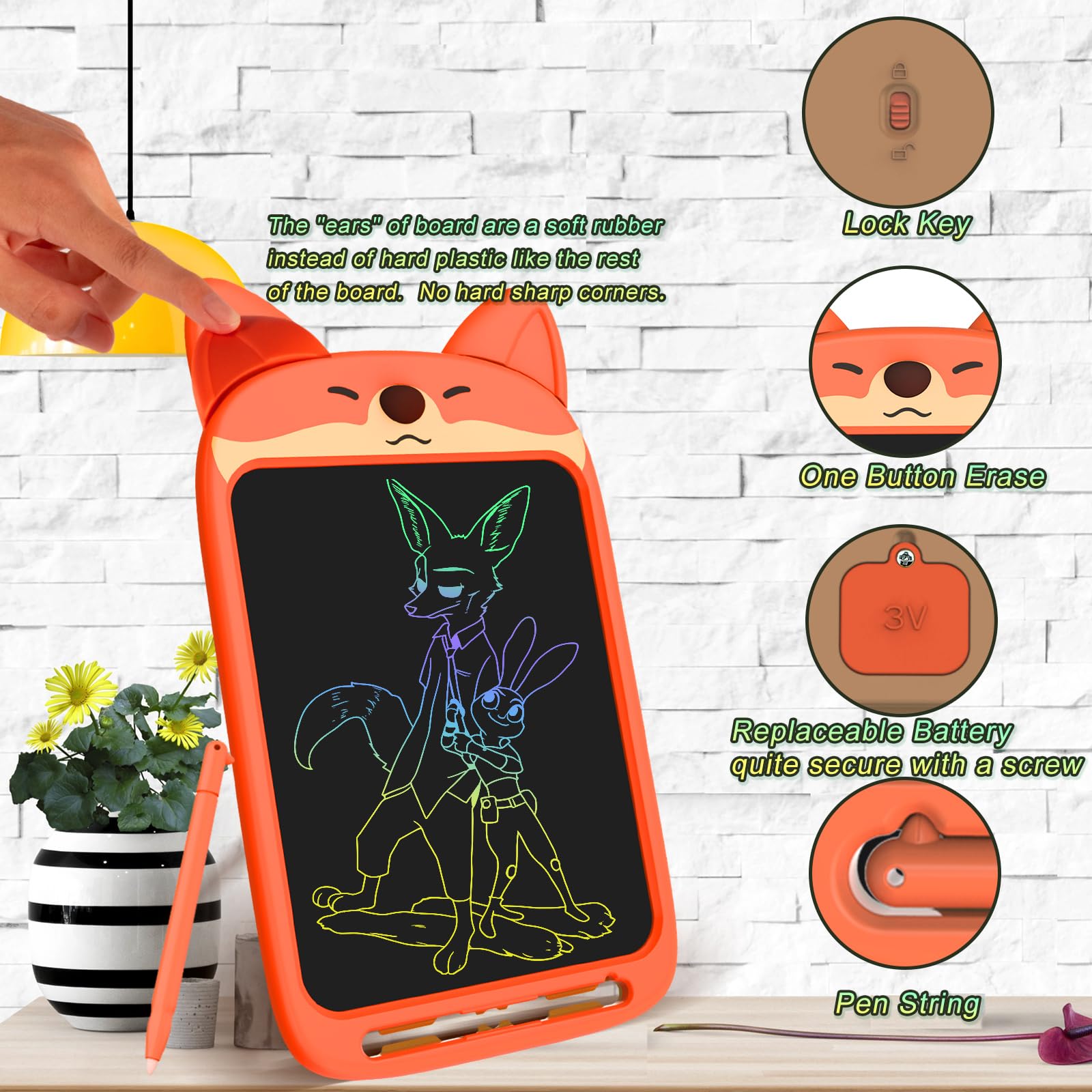 CHAFEGY portable, durable shell protects the tablet during travel
