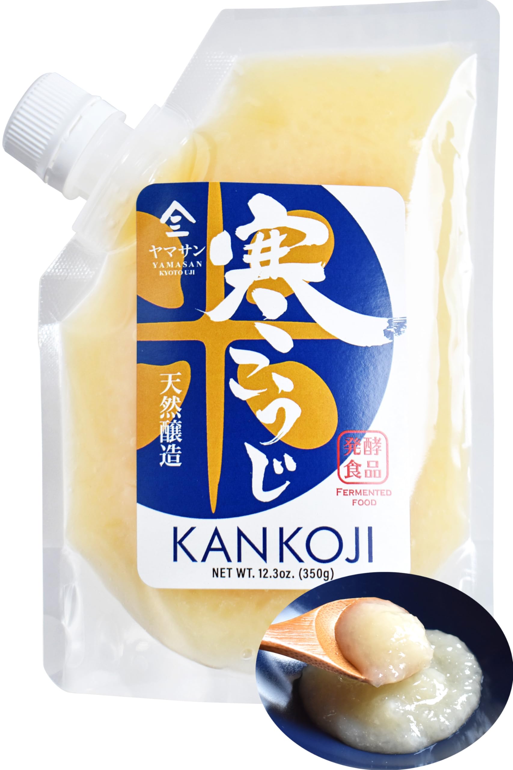 Chaganju Koji paste bottle pour highlights umami-rich marinade potential.