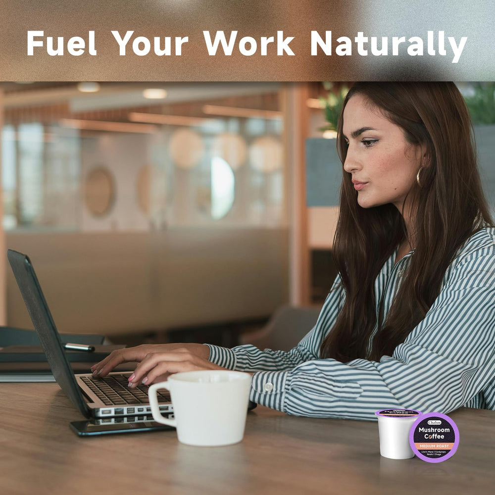 Chaism K-Cups single-serve pour for quick, convenient brewing.