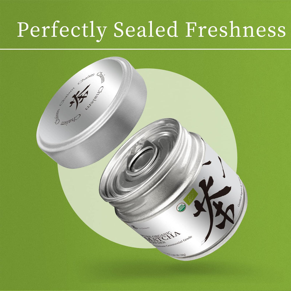 Chaism ring-pull tin showcasing mess-free storage.