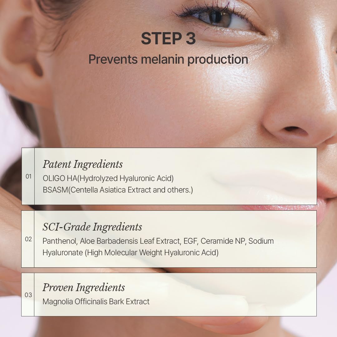 Korean-made, dermatologist-tested Albarosa ampoule ready for daily routine