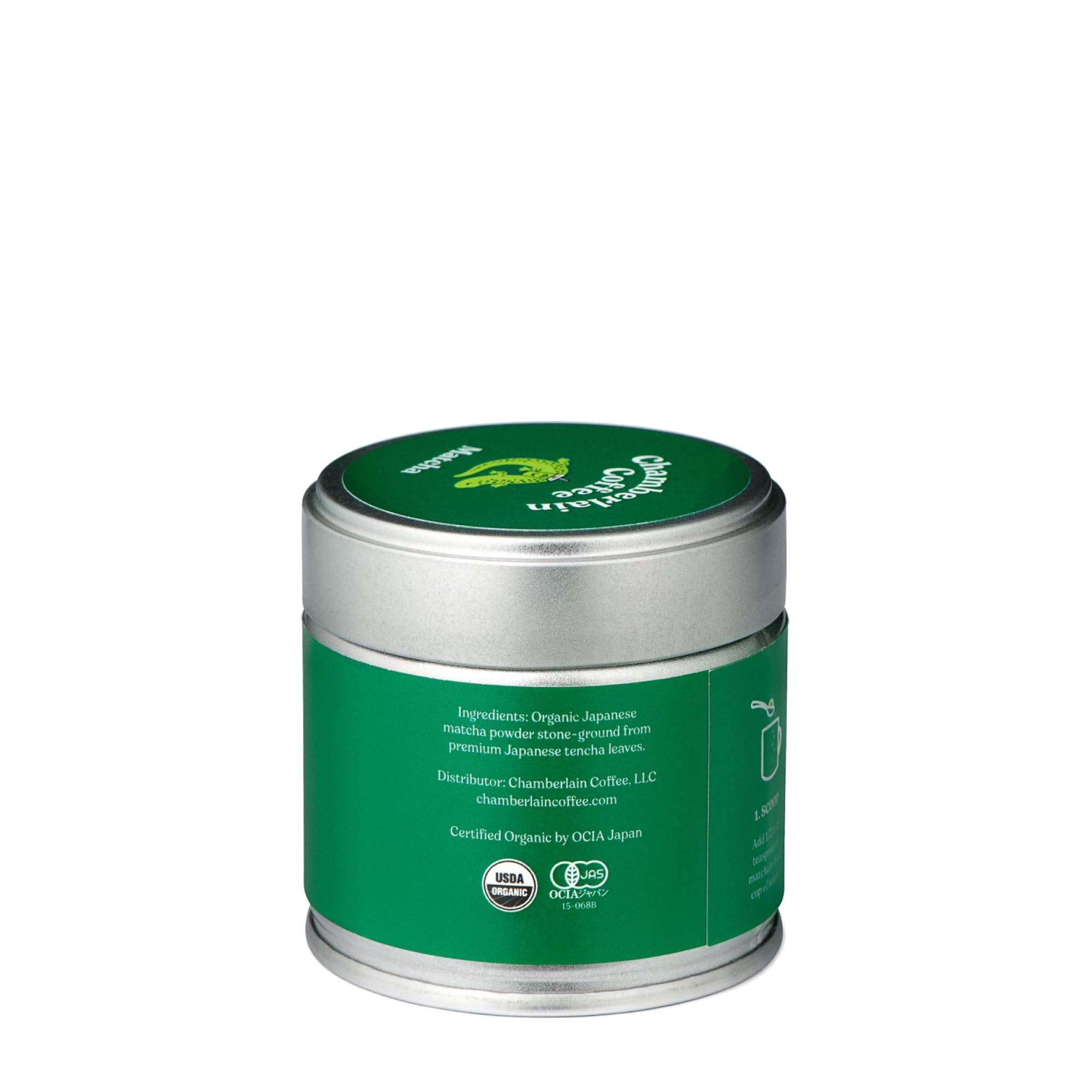 Chamberlain Coffee ceremonial matcha silky texture closeup