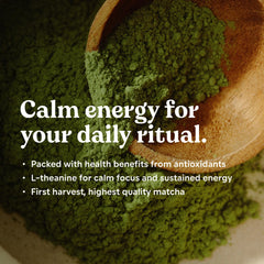 Chamberlain Coffee Vanilla Matcha latte in a cup for a cozy moment