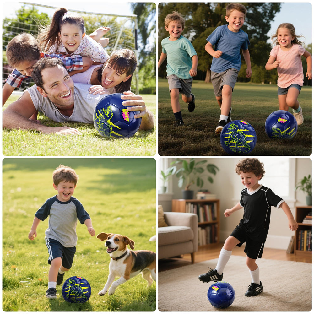 Champhox Size 3 soccer ball durable materials for long-lasting play.
