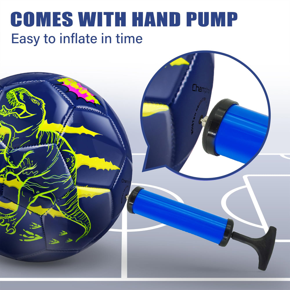 Champhox Size 3 soccer ball suitable for ages 3-8.