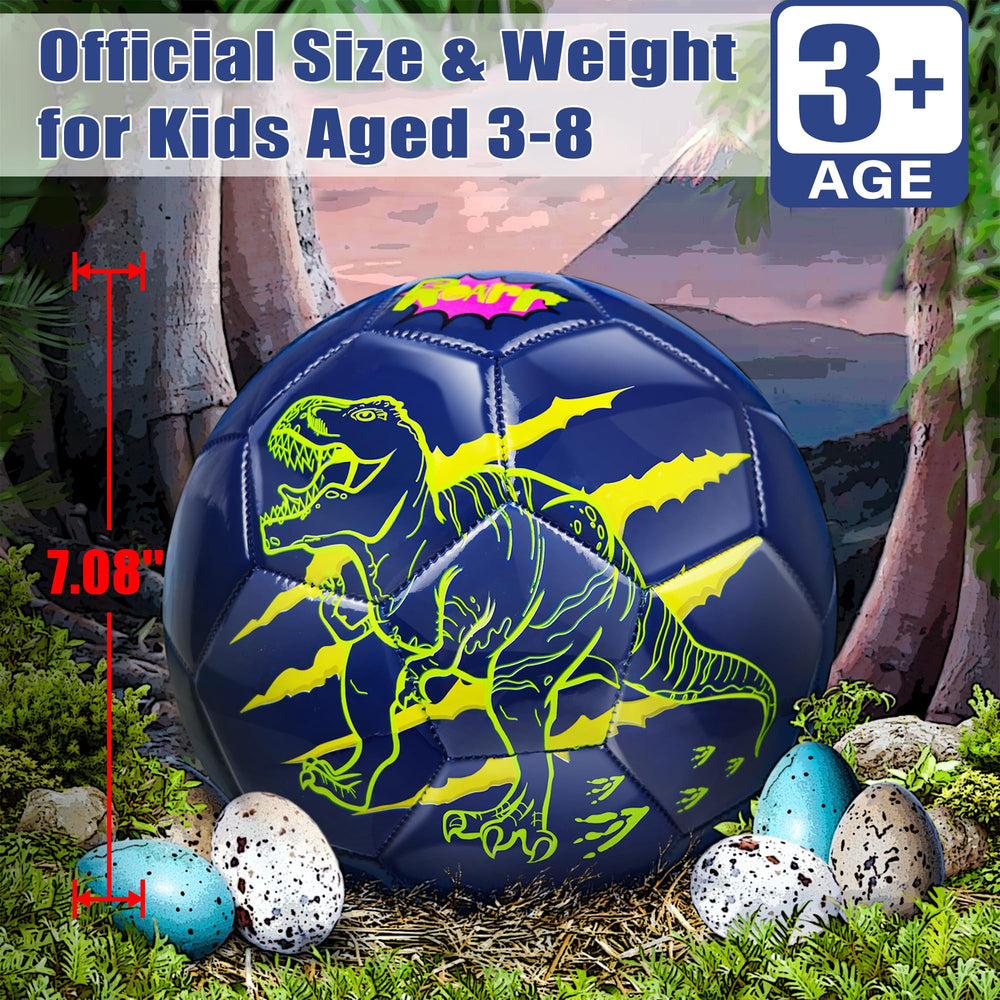 Champhox Size 3 soccer ball soft touch for beginner players.