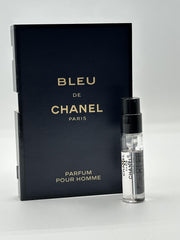Chanel Bleu de Parfum 1.5ml sample vial for easy in-hand trial.