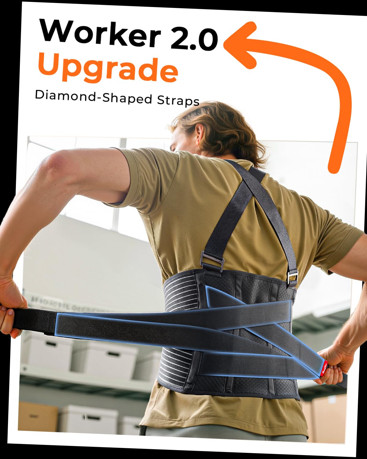 Changenow Back Brace breathable mesh material keeps you cool