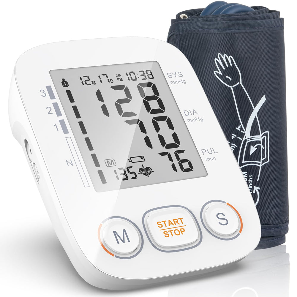 CHANI blood pressure monitor with large display for easy reading at home
