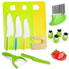 Chanking Kids Safe Knife Set knife focus enables safe real cooking practice