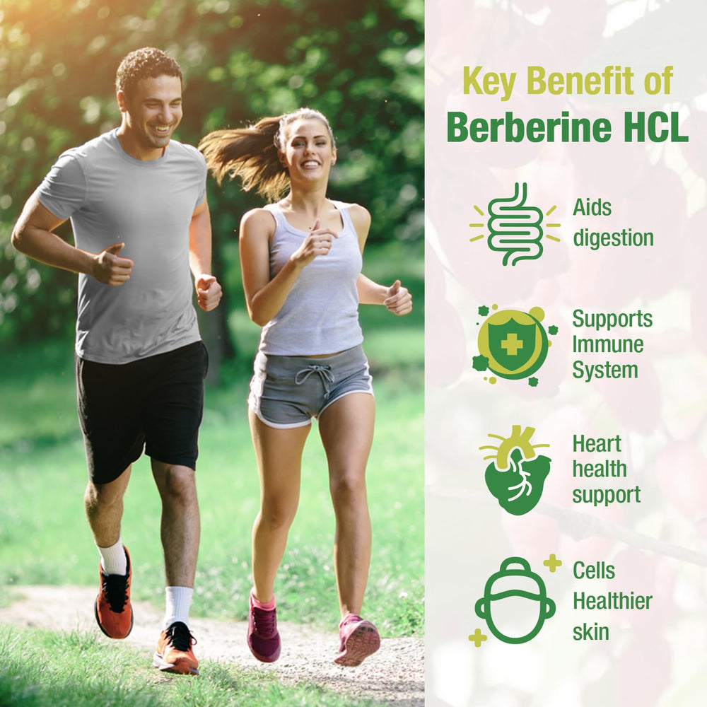 CHANUBITO Berberine with Black Pepper Extract supports absorption.