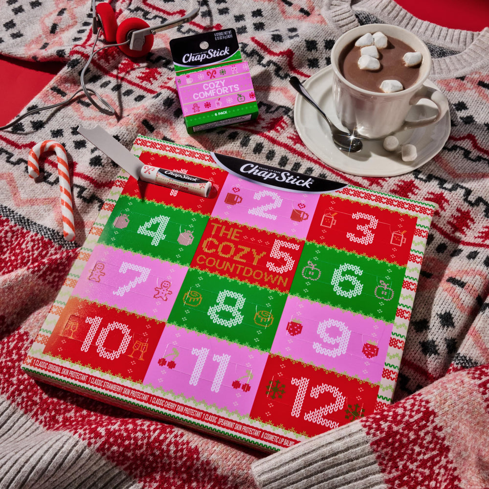 ChapStick Advent Calendar 2025 individual lip balms for on-the-go hydration