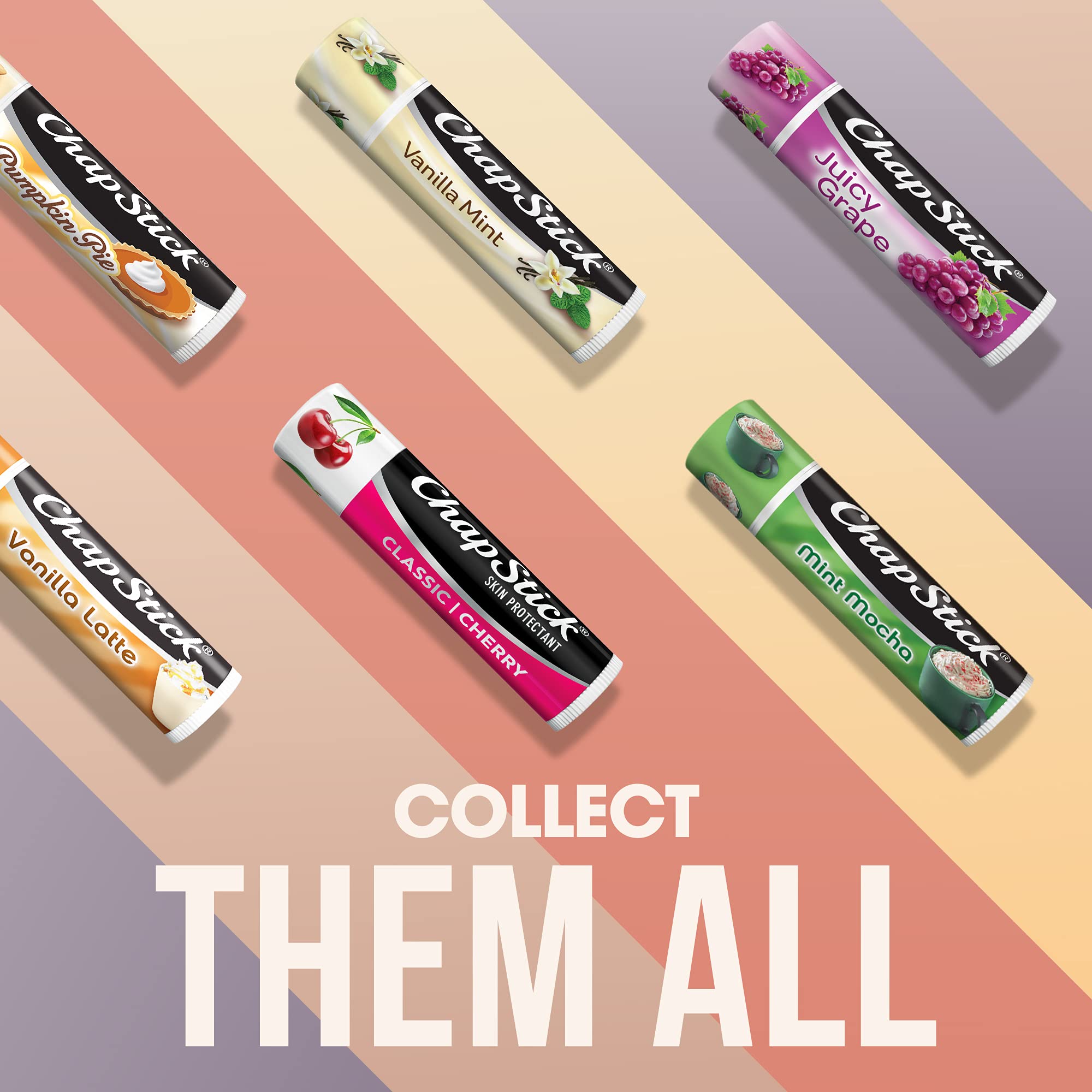 ChapStick Classic Cherry balm rolled-top for easy use.