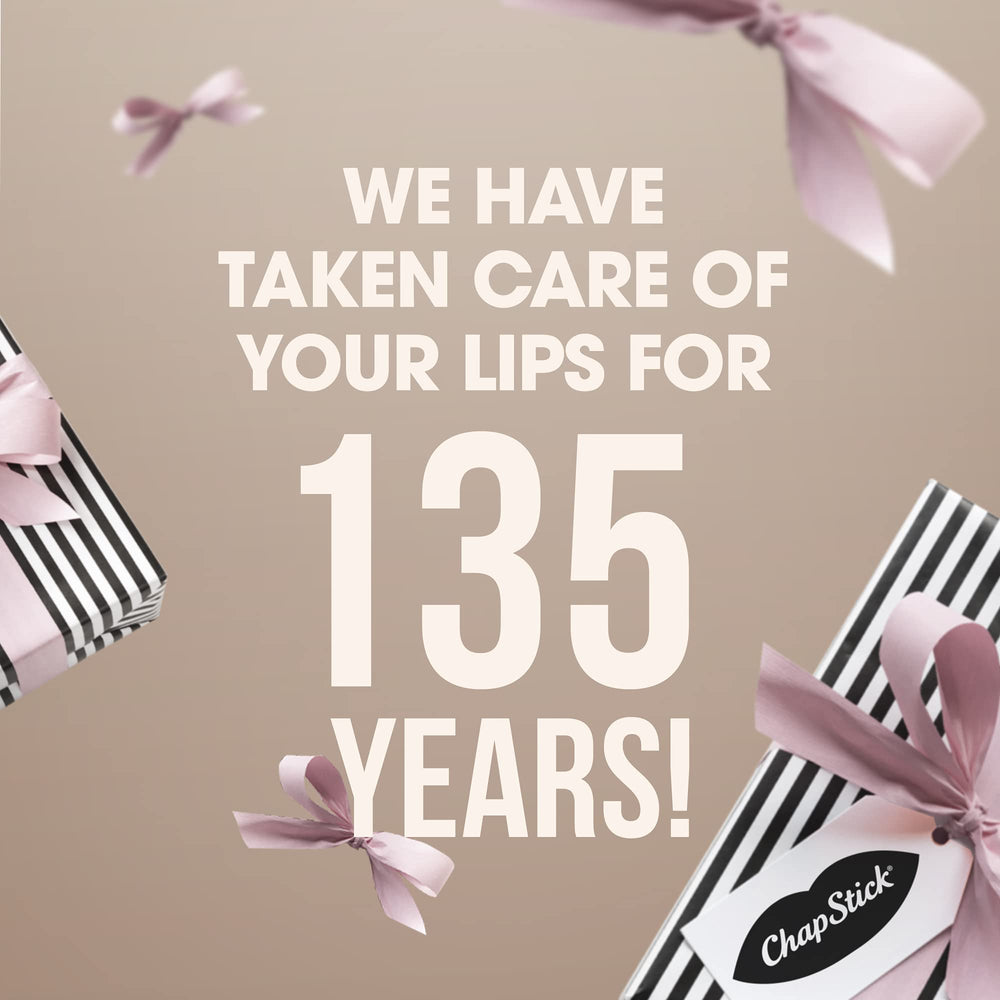 ChapStick Classic Cherry balm demonstrates smooth application.