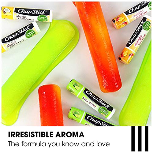 Hands applying ChapStick for dry lips with a smooth feel.