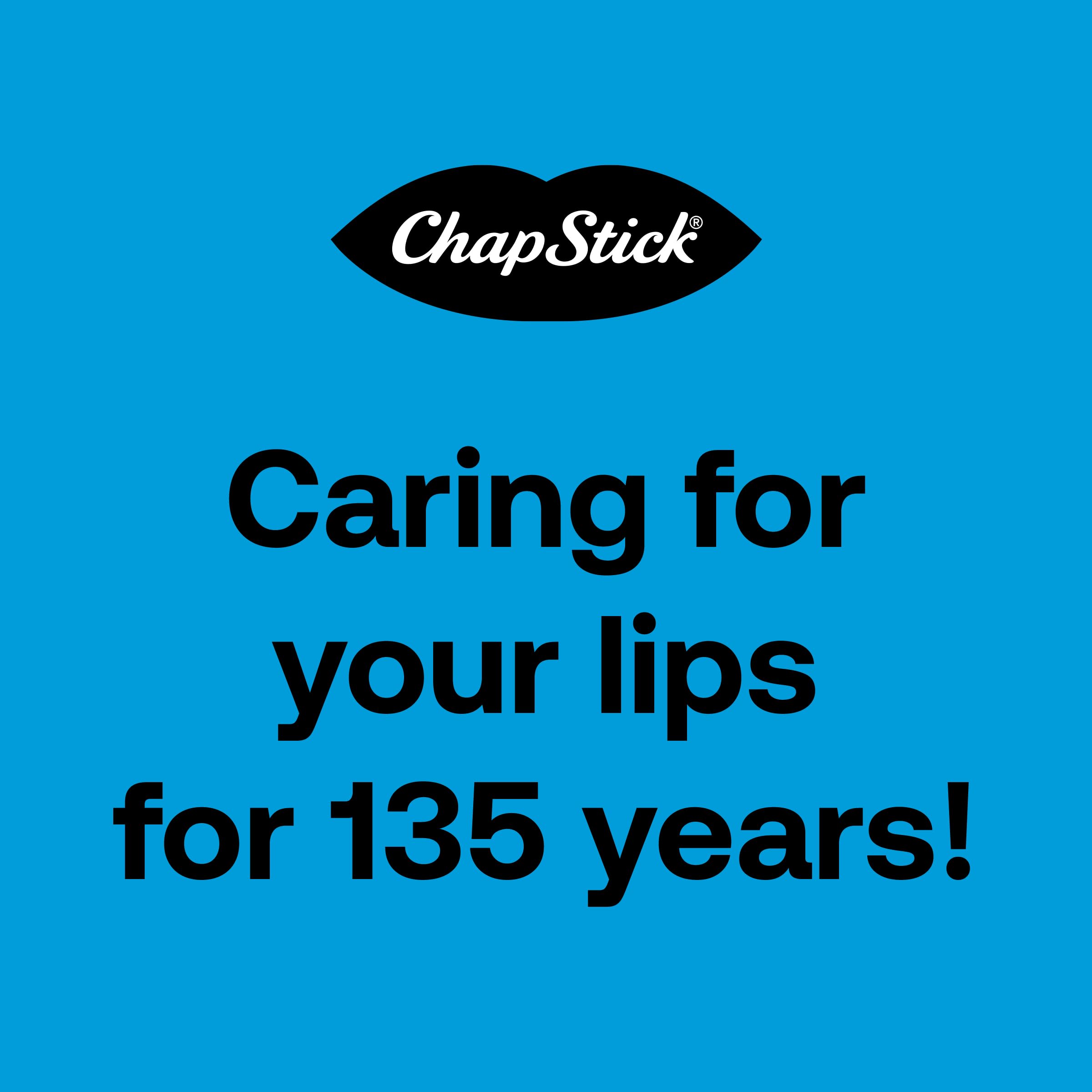 ChapStick camphor menthol close-up indicating cooling sensation on lips