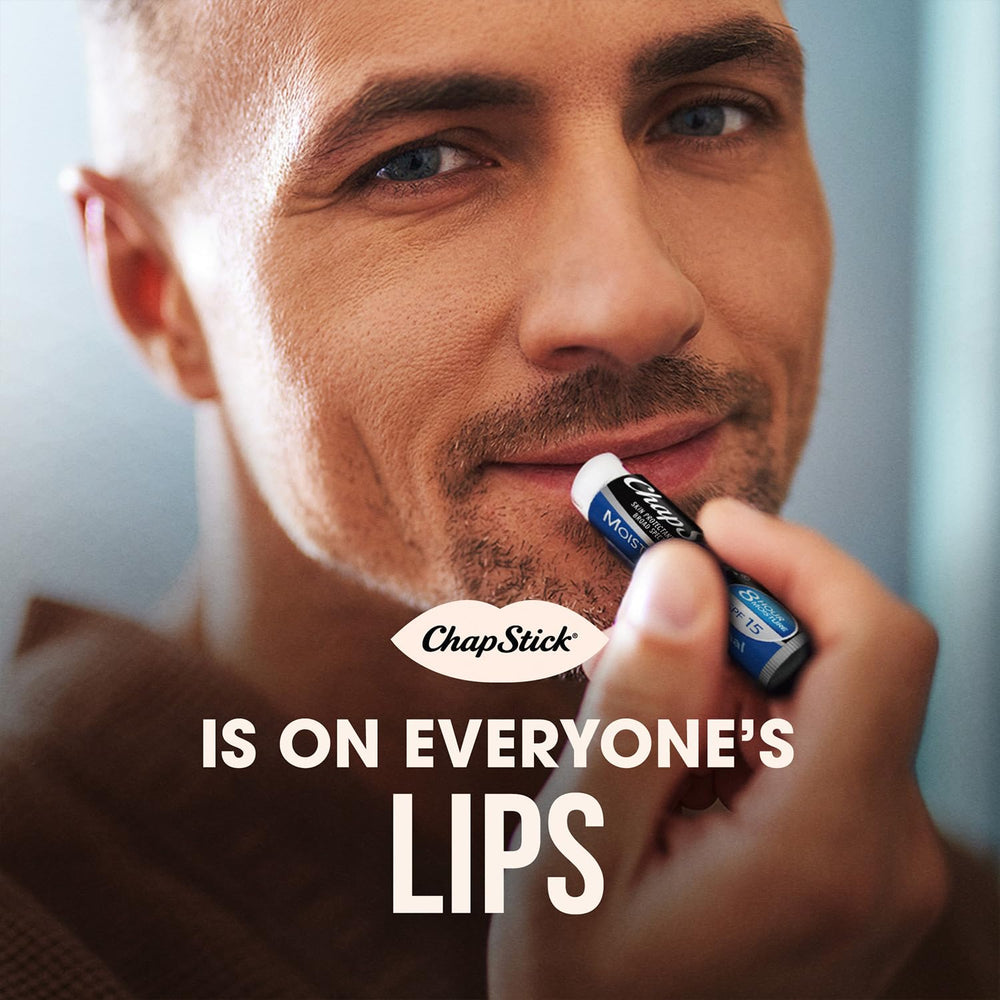 ChapStick Original lipcare travel compact pack for on-the-go hydration.