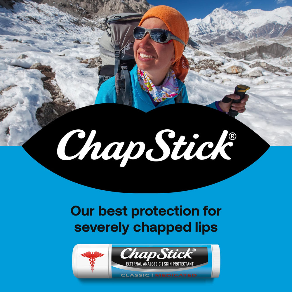 ChapStick Original Moisturizer SPF15 front label highlights sun protection and hydration