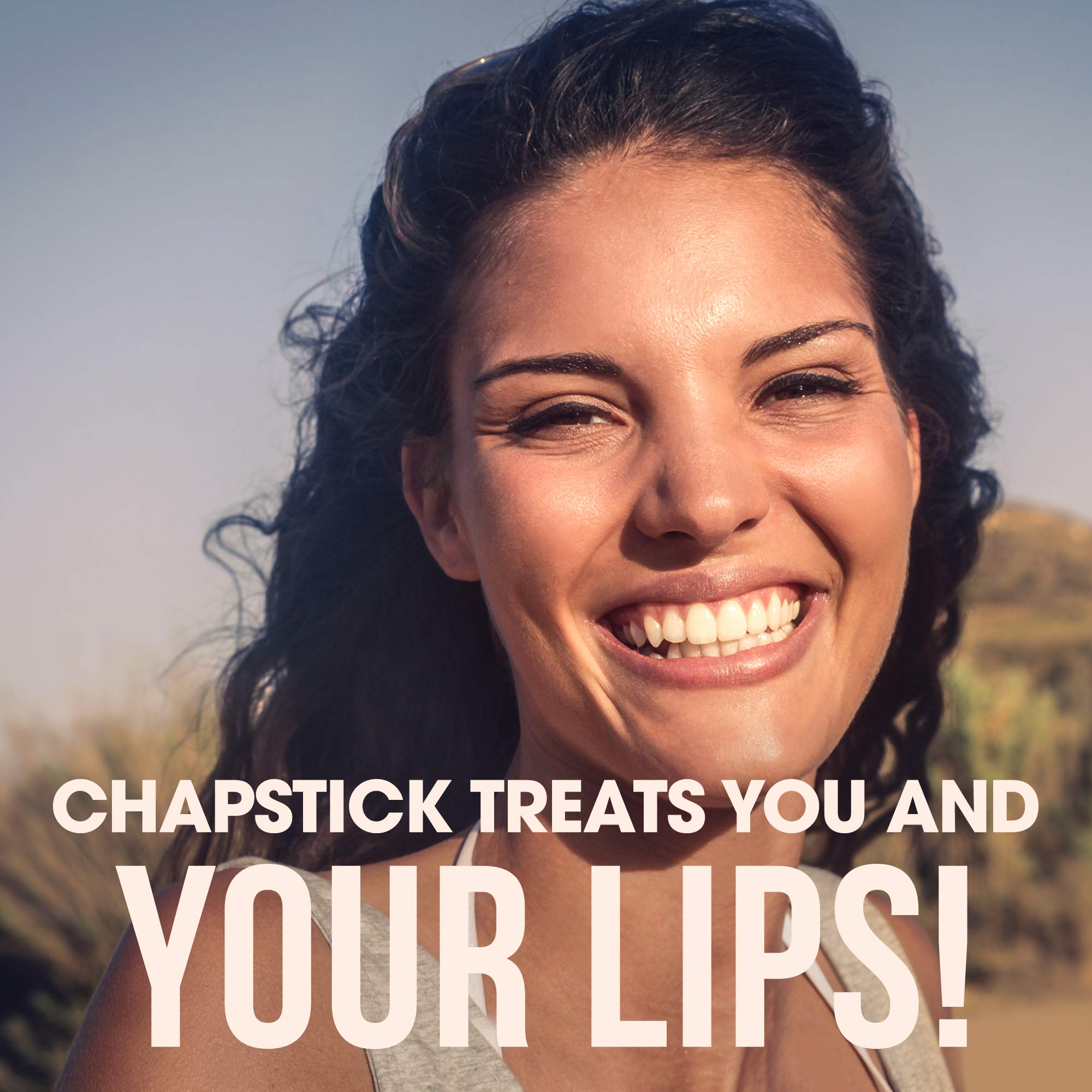 ChapStick paraben-free packaging highlighted for gentle lip care routine