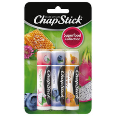 ChapStick Superfood Dragon Fruit pack-shot highlights portable lip care for on-the-go hydration