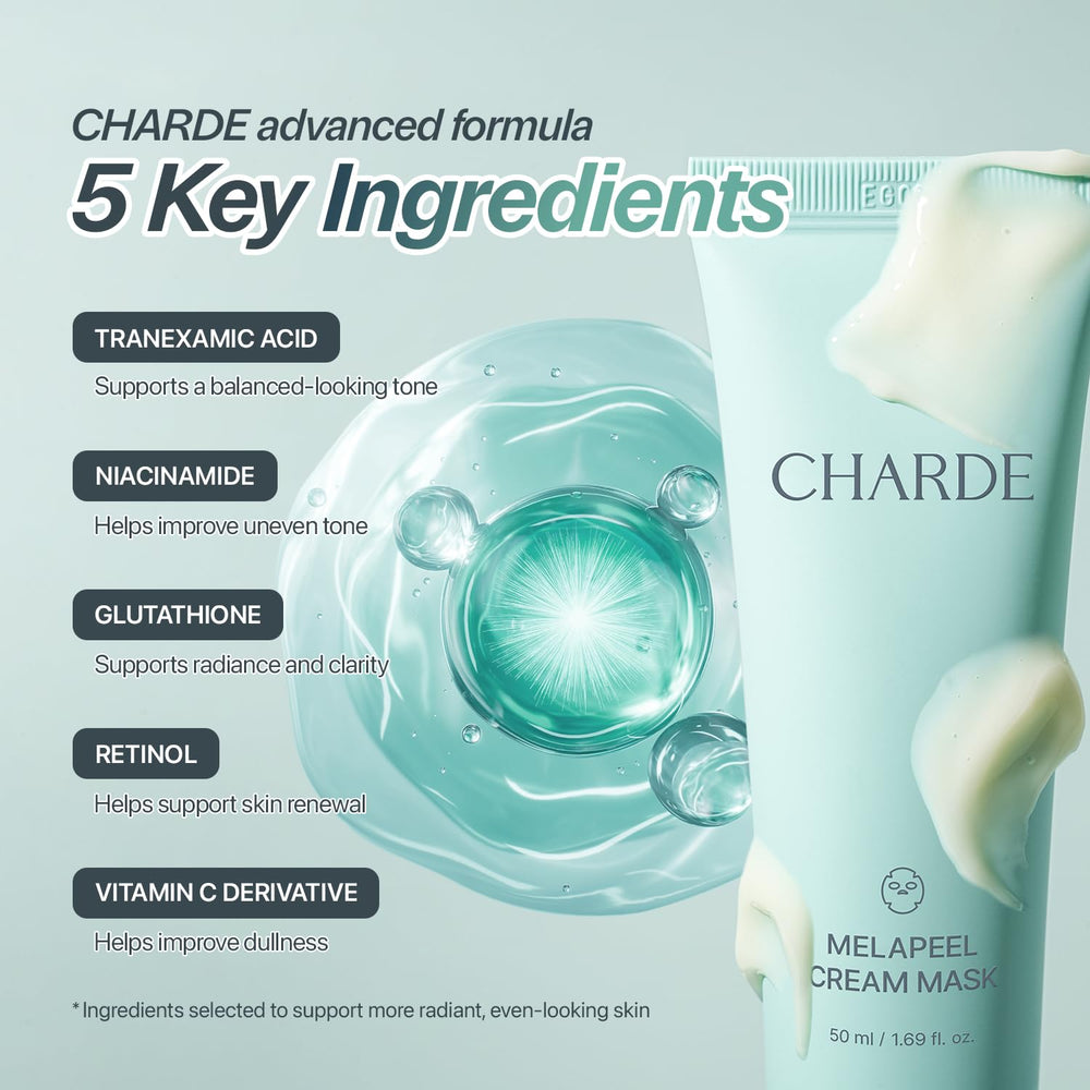CHARDE suitable for face and body areas like elbows, knees, and heels.