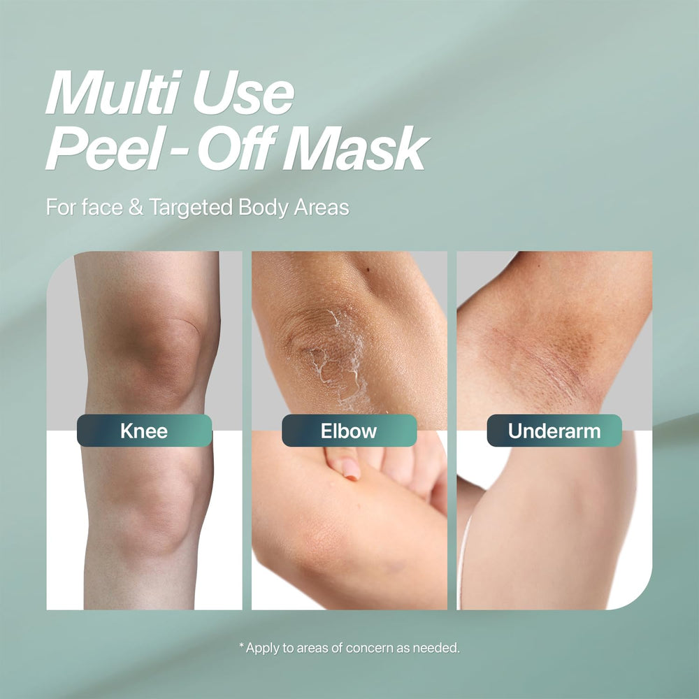 CHARDE peel-off action lifts away the dried mask smoothly.
