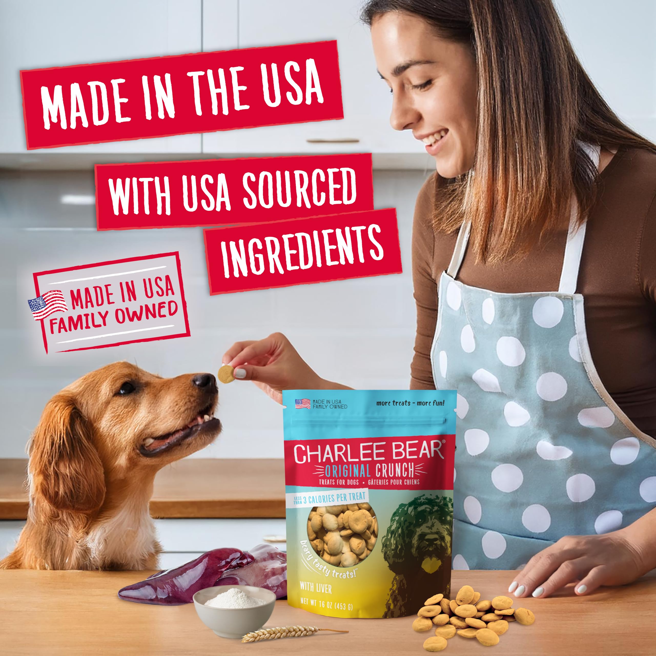 Charlee Bear 3 Calorie Treats delivering low-calorie rewards