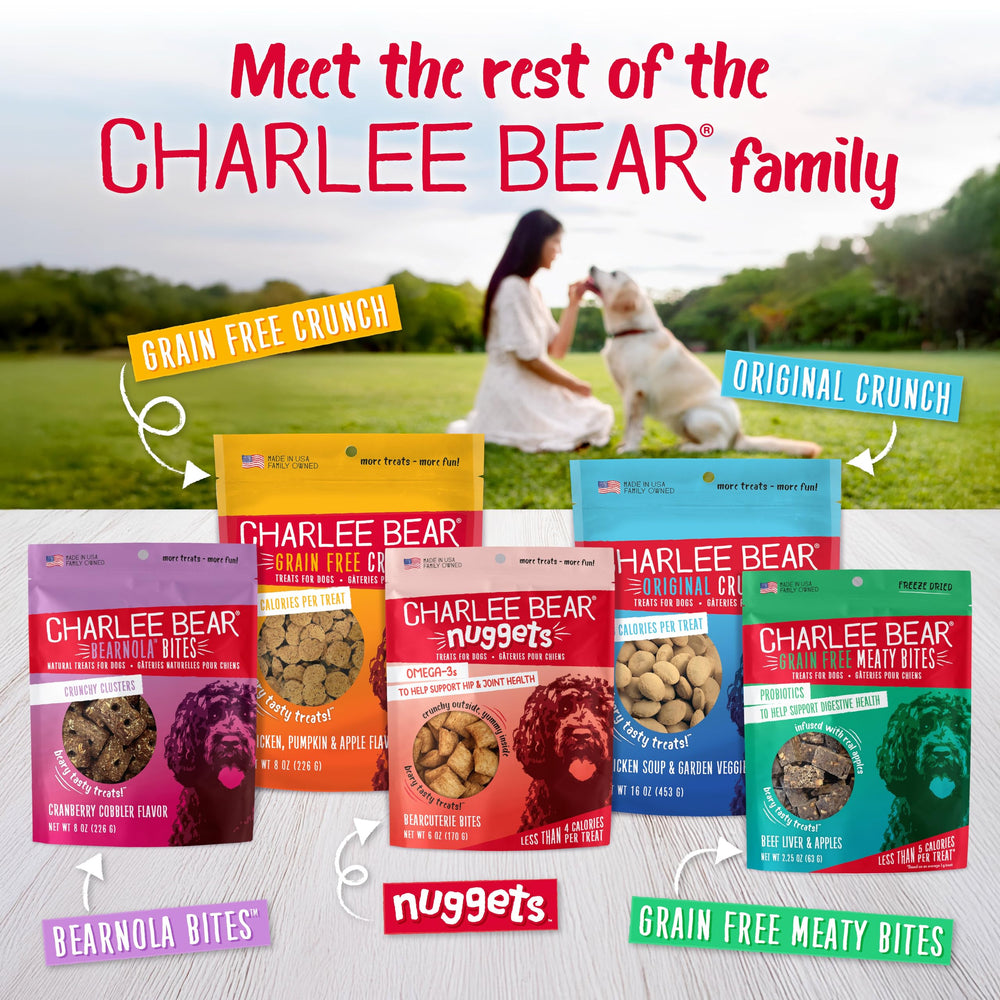 Charlee Bear boeuf-fromage, friandise adapte a toutes tailles de chiens.