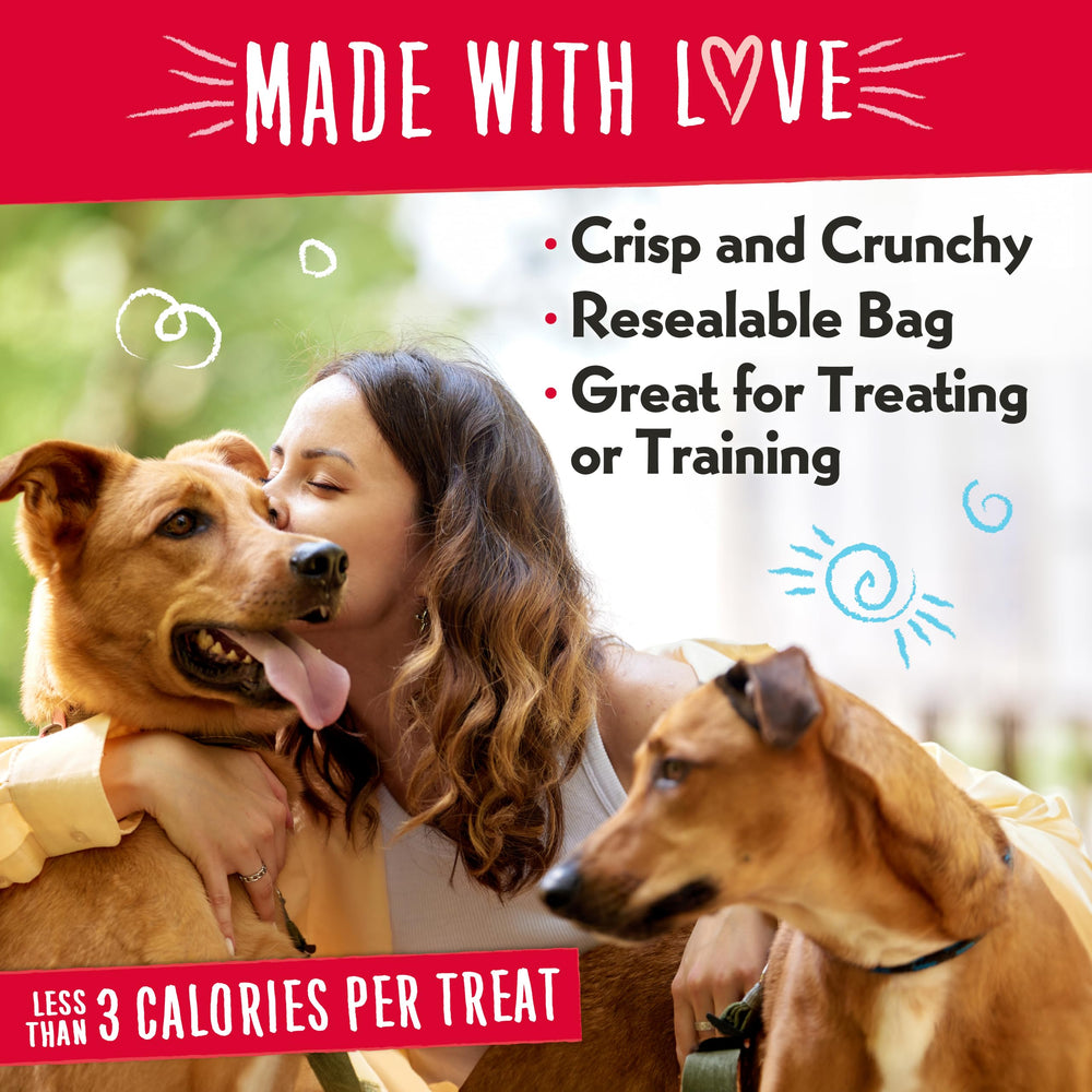 USA-made Charlee Bear treats in a two-pack for versatile training.